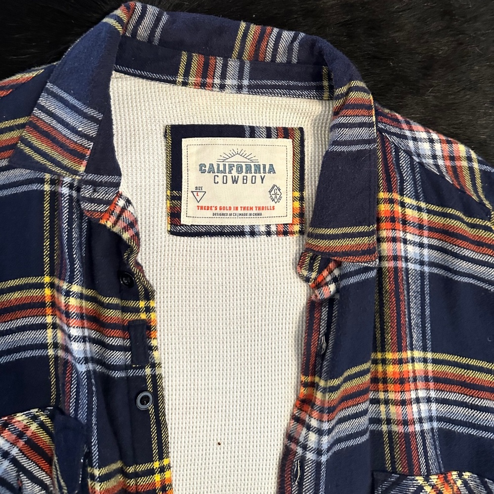 California Cowboy flannel 🍁